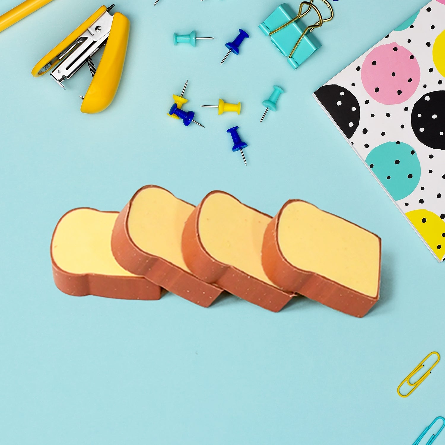 3D Toast Bread Shape Eraser for Kids, Cartoons Erasers Toast Bread Erasers Bread Shaped Eraser for Students, Gift, Cute Fun Food Erasers for School Classroom, Stationery for Boys & Girls (4 Pcs Set) 3D Toast Bread Shape Eraser for Kids, Cartoons Erasers Toast Bread Erasers Bread Shaped Eraser for Students, Gift, Cute Fun Food Erasers for School Classroom, Stationery for Boys & Girls (4 Pcs Set)
